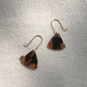 J.CREW Tortoise Earrings